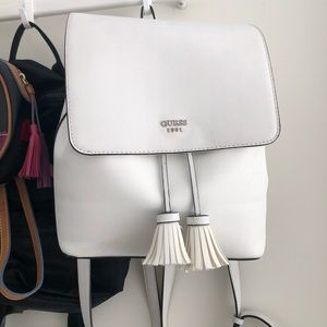 Guess White Backpack